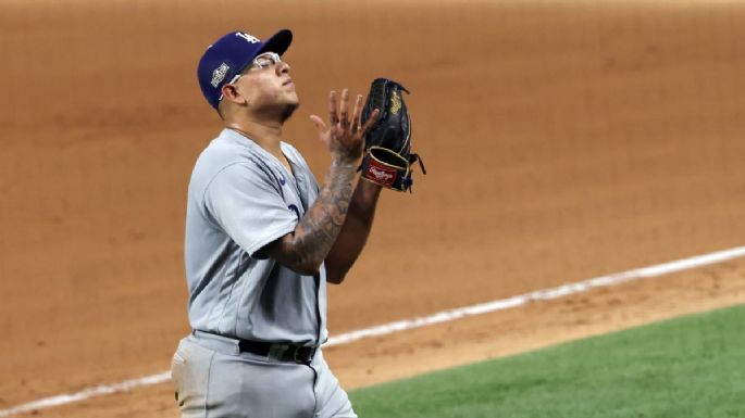 Esta vez falló: el error de Julio Urías que le costó muy caro a Los Angeles Dodgers