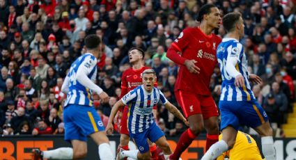 Pierde terreno: Liverpool se durmió y no pudo mantener la ventaja ante Brighton