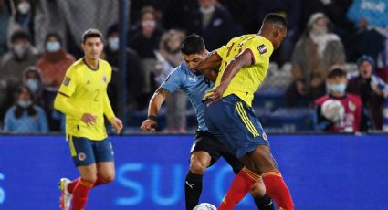 No pasó desapercibido: Yerry Mina se cruzó con una figura de la Selección Uruguaya y quedó grabado