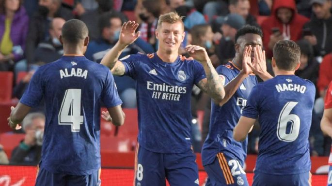 Mira a todos desde arriba: Real Madrid derrotó a Granada y es único líder en España