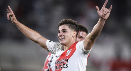 Quiere ser campeón: póker de Julián Álvarez para un River que aplastó a Patronato