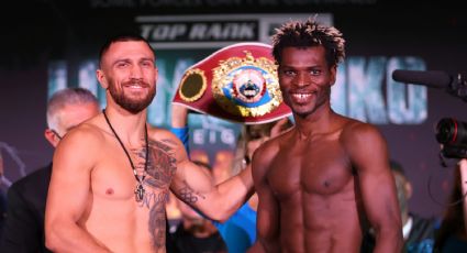 Todo listo para la pelea del sábado: Vasyl Lomachenko va por su gran chance ante Richard Commey