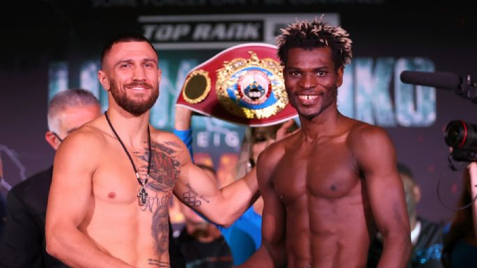 Todo listo para la pelea del sábado: Vasyl Lomachenko va por su gran chance ante Richard Commey