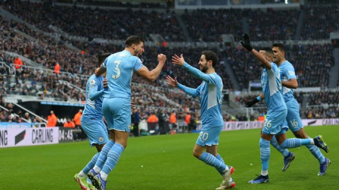 Newcastle fue la nueva víctima: Manchester City logró una nueva goleada y sigue líder