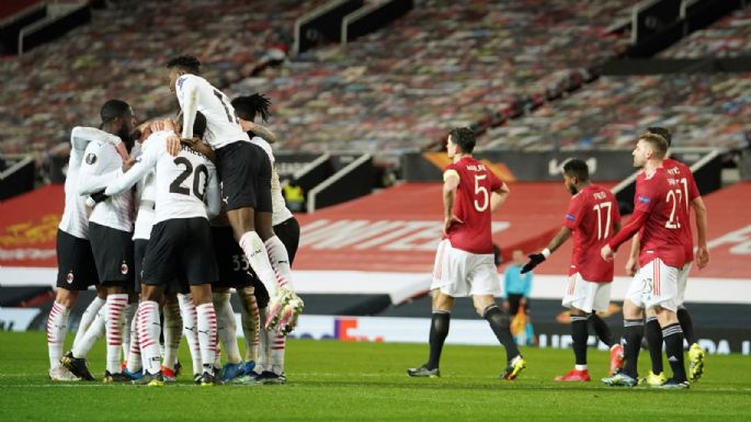 Milan rescató un empate agónico en Old Trafford ante el United