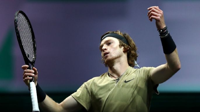 No jugar le pasó factura: Andrey Rublev no encontró ritmo y se quedó afuera del ATP 250 de Doha