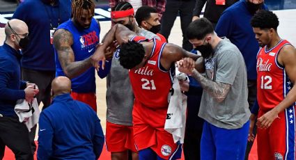 Volvió Joel Embiid, brilló para Philadelphia 76ers ante Washington y se retiró lesionado