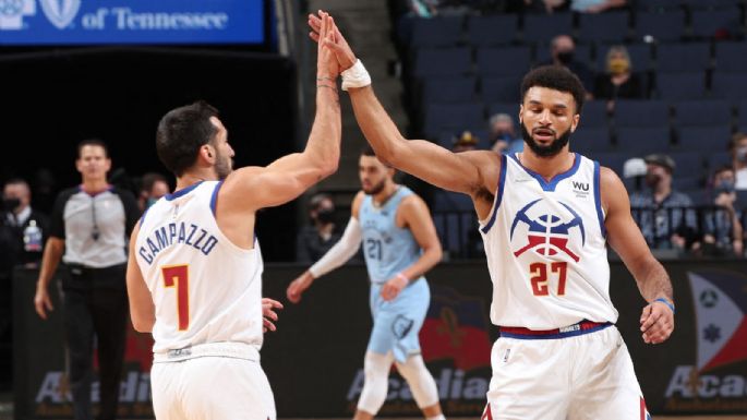 Buen aporte de Facundo Campazzo en una nueva victoria de Denver Nuggets, ahora ante Memphis Grizzlies