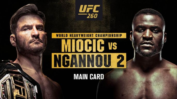 UFC 260: Así llegan Miocic y Ngannou al combate por el cinturón de peso pesado