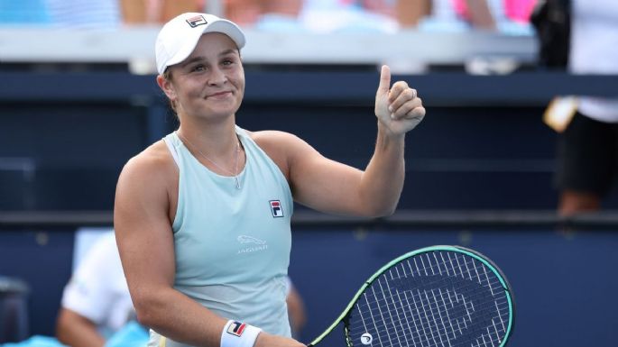 Con un objetivo asegurado, Ashleigh Barty está a un paso de cumplir su meta en Miami