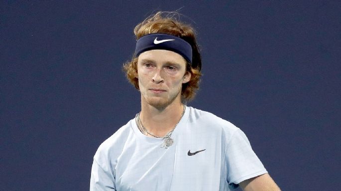 De no creer: Andrey Rublev tuvo todo en contra en las semifinales del Master 1000 de Miami