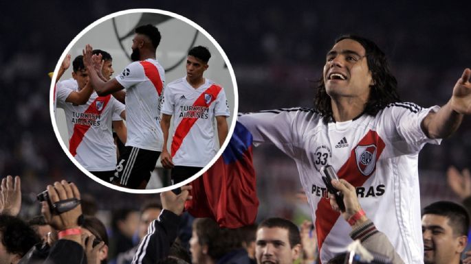 Brilla en River y ya lo comparan con un legendario delantero que vistió la banda