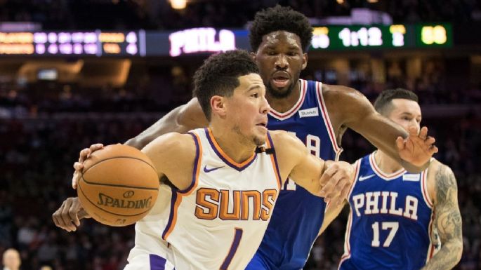 Suns y 76ers jugaron un partido de película: Embiid y el casi triple de la década