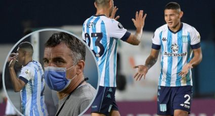 Sufrido y con uno menos, Racing ganó y se trepó a la cima de su grupo en la Libertadores