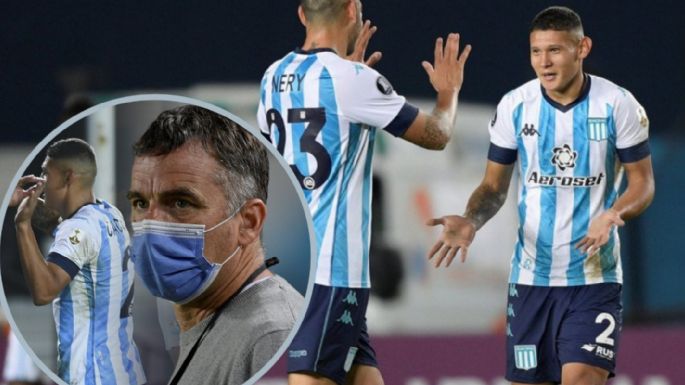 Sufrido y con uno menos, Racing ganó y se trepó a la cima de su grupo en la Libertadores