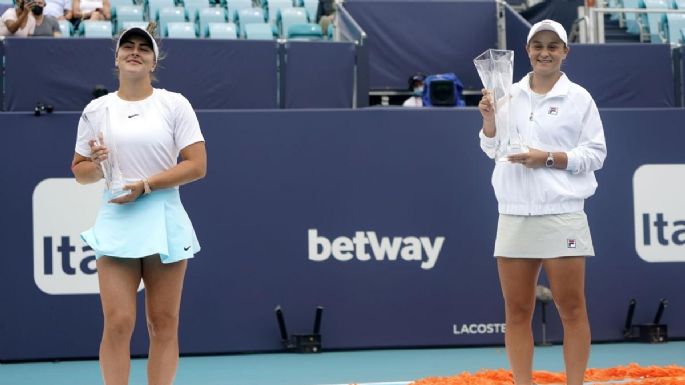 Master 1000 de Miami: la final entre Ashleigh Barty y Bianca Andreescu terminó de la peor forma