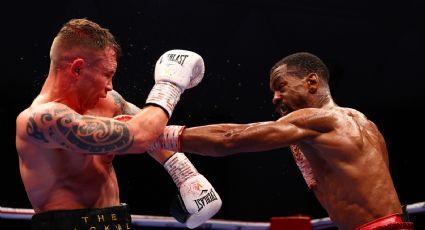 Contundente: Jamel Herring noqueó a Carl Frampton y lo llevó a tomar una drástica decisión