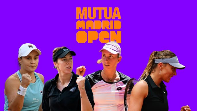 WTA: este miércoles se definen las semifinalistas del Masters de Madrid