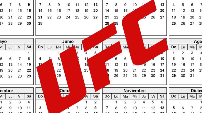 Así quedó el imperdible calendario de UFC para los próximos meses