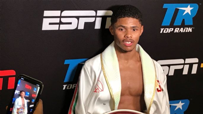 La desafiante frase de Shakur Stevenson luego de su pobre actuación del sábado