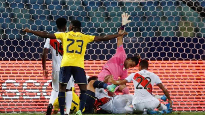 Ecuador y Perú no se sacaron diferencias en un partido emocionante en la Copa América