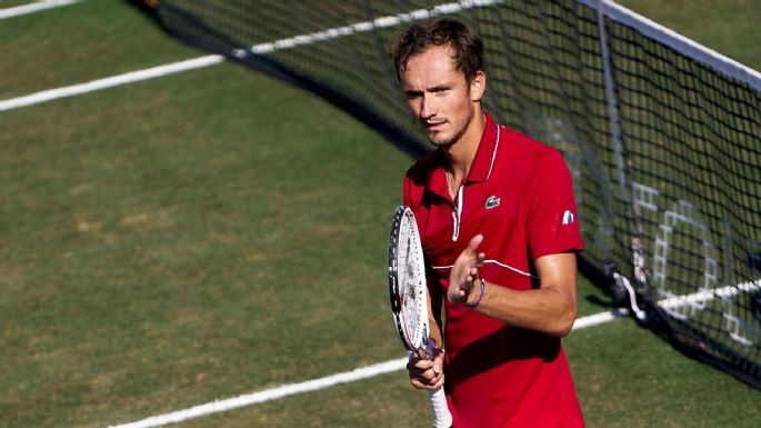 Cuidado con el ruso: Daniil Medvédev llega a Wimbledon de la mejor manera