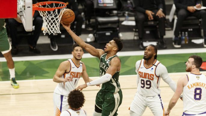 Milwaukee Bucks aprovechó la localía y se acerca a Phoenix Suns en las NBA Finals