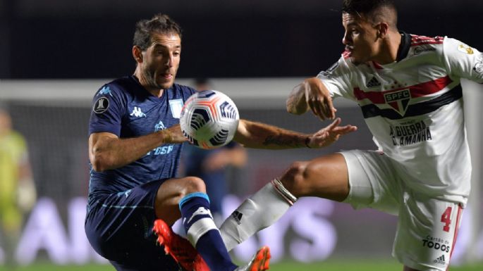 "Esperamos sellar la clasificación en el Cilindro": el goleador de Racing habló después del partido