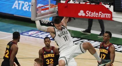 Sin Antetokounmpo, Milwaukee Bucks se impuso sobre Atlanta Hawks y quedó a un paso de las Finales