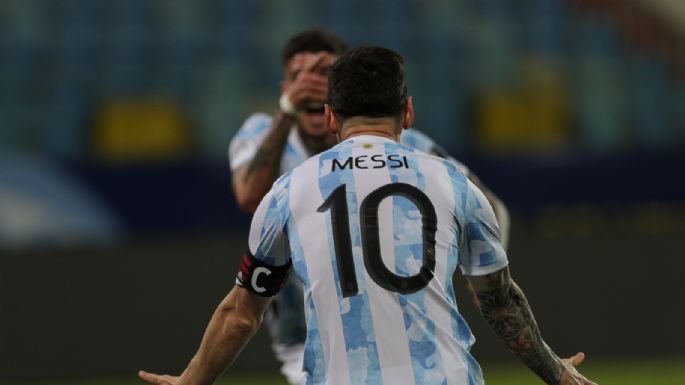 Messi mete a Argentina en semifinales