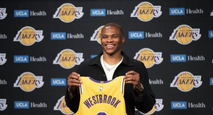 En su presentación en Los Angeles Lakers, Russell Westbrook llenó de elogios a LeBron James