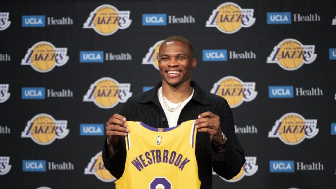 En su presentación en Los Angeles Lakers, Russell Westbrook llenó de elogios a LeBron James