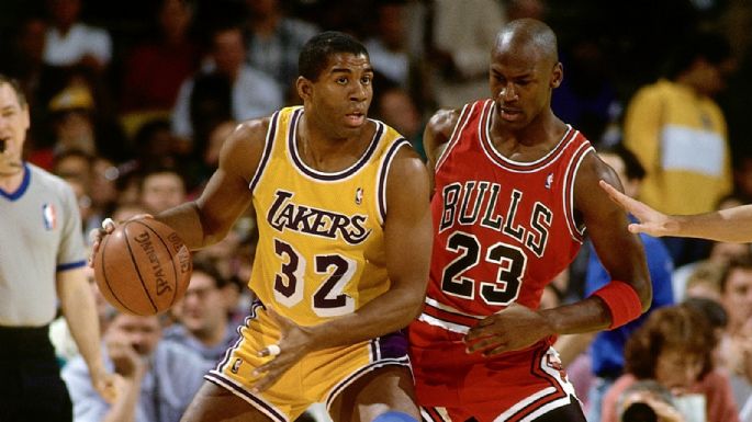 Magic Johnson reveló por qué los Lakers de los 80 habrían derrotado a los Bulls de Michael Jordan