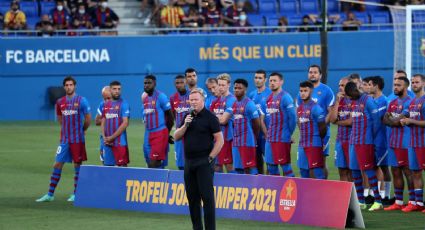 Interrumpieron a Koeman: la respuesta de la afición por Lionel Messi en el Trofeo Joan Gamper