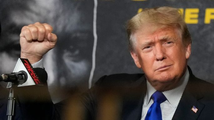 Espectador de lujo: Donald Trump dejó su marca en el regreso al ring de Evander Holyfield