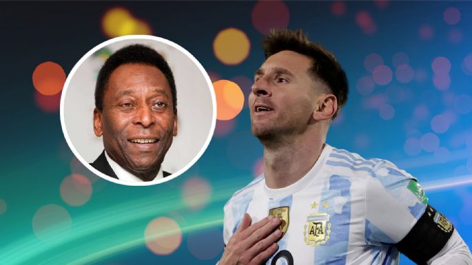 Sorprendió a todos: el mensaje de Pelé para Lionel Messi tras romper su récord