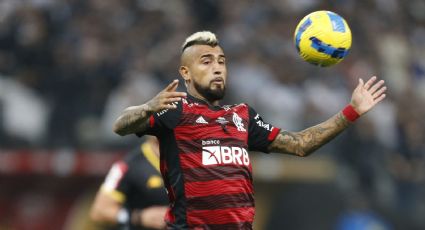 Por un corte de luz: Arturo Vidal dijo presente en la igualdad sin goles ante Corinthians