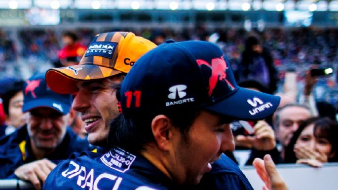 “Es un gran campeón”: el reconocimiento de Checo Pérez a Max Verstappen tras el GP de Japón