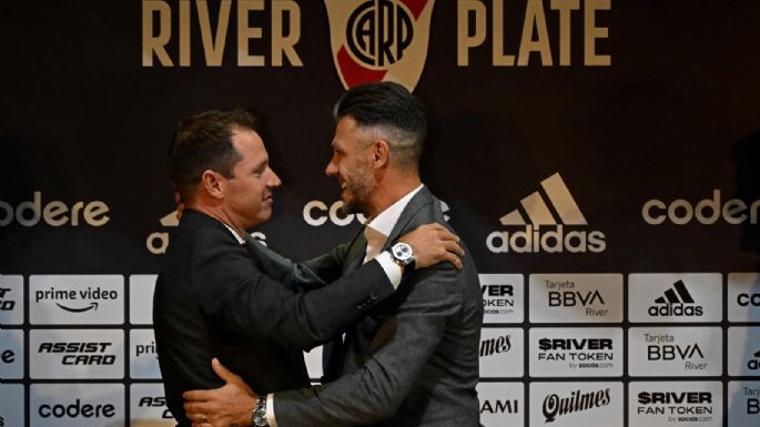 "Todo lo mejor": Demichelis recibió el apoyo de uno de los máximos ídolos de River