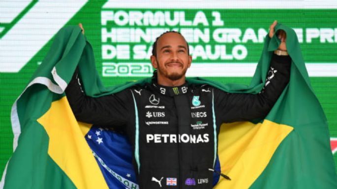 "Es un honor": Brasil tuvo un gesto con Lewis Hamilton que emocionó al piloto