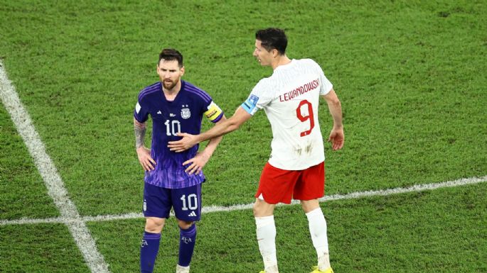 La frialdad de Lionel Messi: el no saludo a Lewandowski en el triunfo de la Selección Argentina