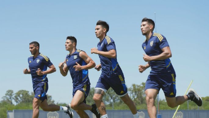 Dos ausencias justificadas: Boca entrenó sin dos figuras claves