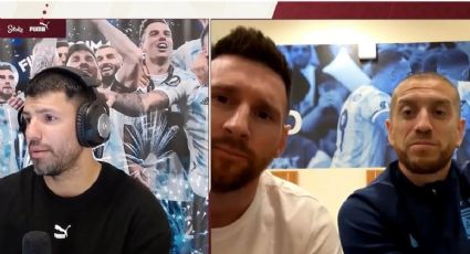 "Sos mentiroso": el divertido ida y vuelta entre Lionel Messi y el Kun Agüero en Qatar