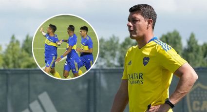 Con dos sorpresas: Battaglia presentó la primera lista de Boca para el debut