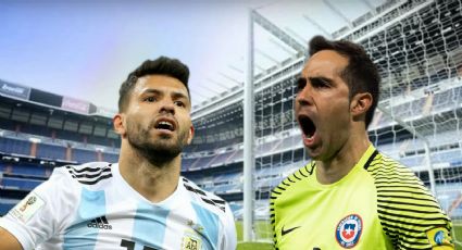 Un mal recuerdo: Agüero reaccionó a un gol que le quitó Claudio Bravo con Chile