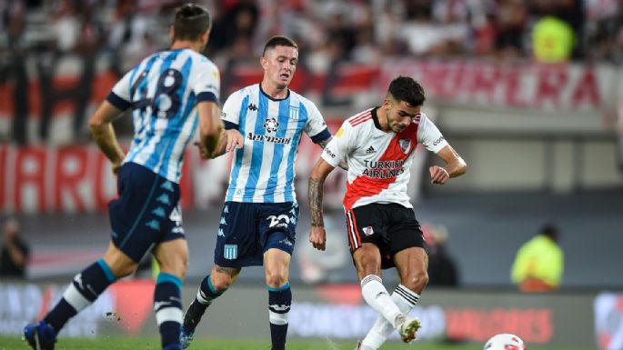 Se le escapó: River no pudo aguantar la diferencia y Racing se llevó un punto del Monumental