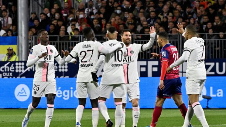 Lionel Messi estuvo cerca de su gol: PSG goleó en Clermont y se ilusiona con el título