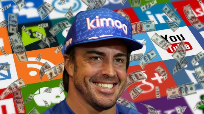 No tiene comparación: la abultada fortuna que Fernando Alonso gana en redes sociales