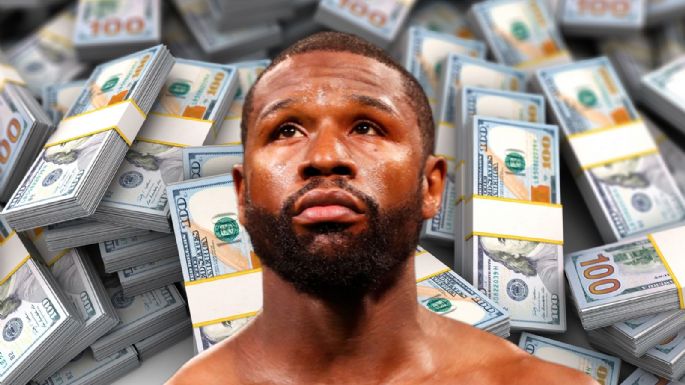 Con dólares sobre la mesa: la publicidad de Floyd Mayweather que causó furor en las redes