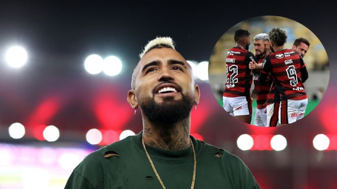 Con Arturo Vidal presente: Flamengo dio vuelta la serie en el Maracaná y sigue en la Copa de Brasil